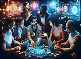 Tim eyangpoker bekerja di pusat operasional untuk mendukung pengguna platform