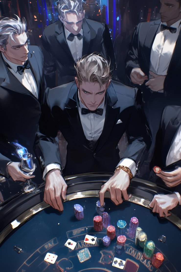 Layar statistik pemain Texas Poker menampilkan riwayat tangan dan analitik bermain